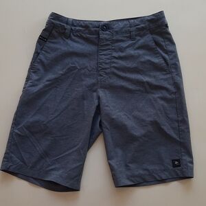 Rip Curl Boardwalk walk short blue gray waist 25